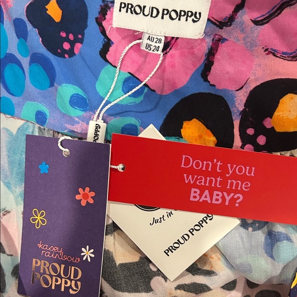 Plus Multi Color Multi Shape Pattern Short Dress - Picture 3 of 4